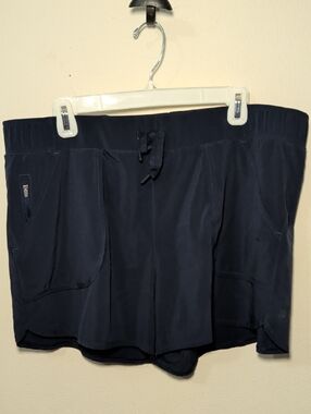 All in Motion High-Waist Active Shorts Navy Blue Stretch Running Women's Size XL